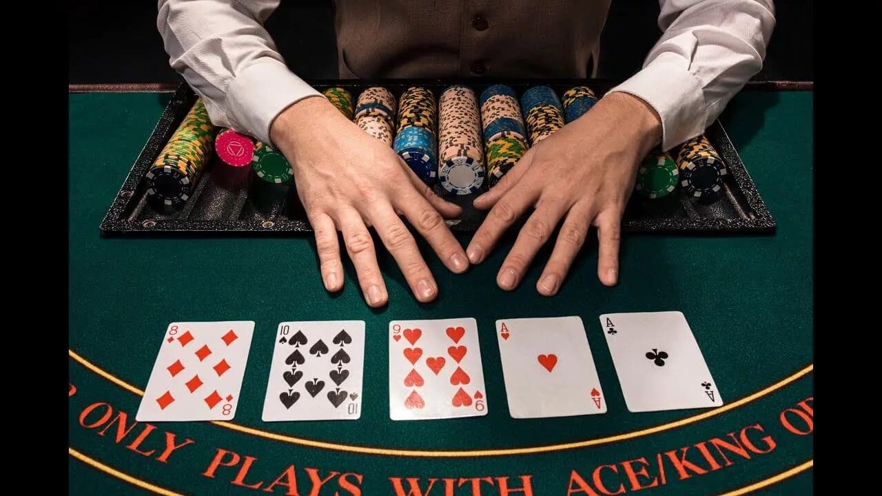Zdjęcie stołu do Pokera Texas Hold'em